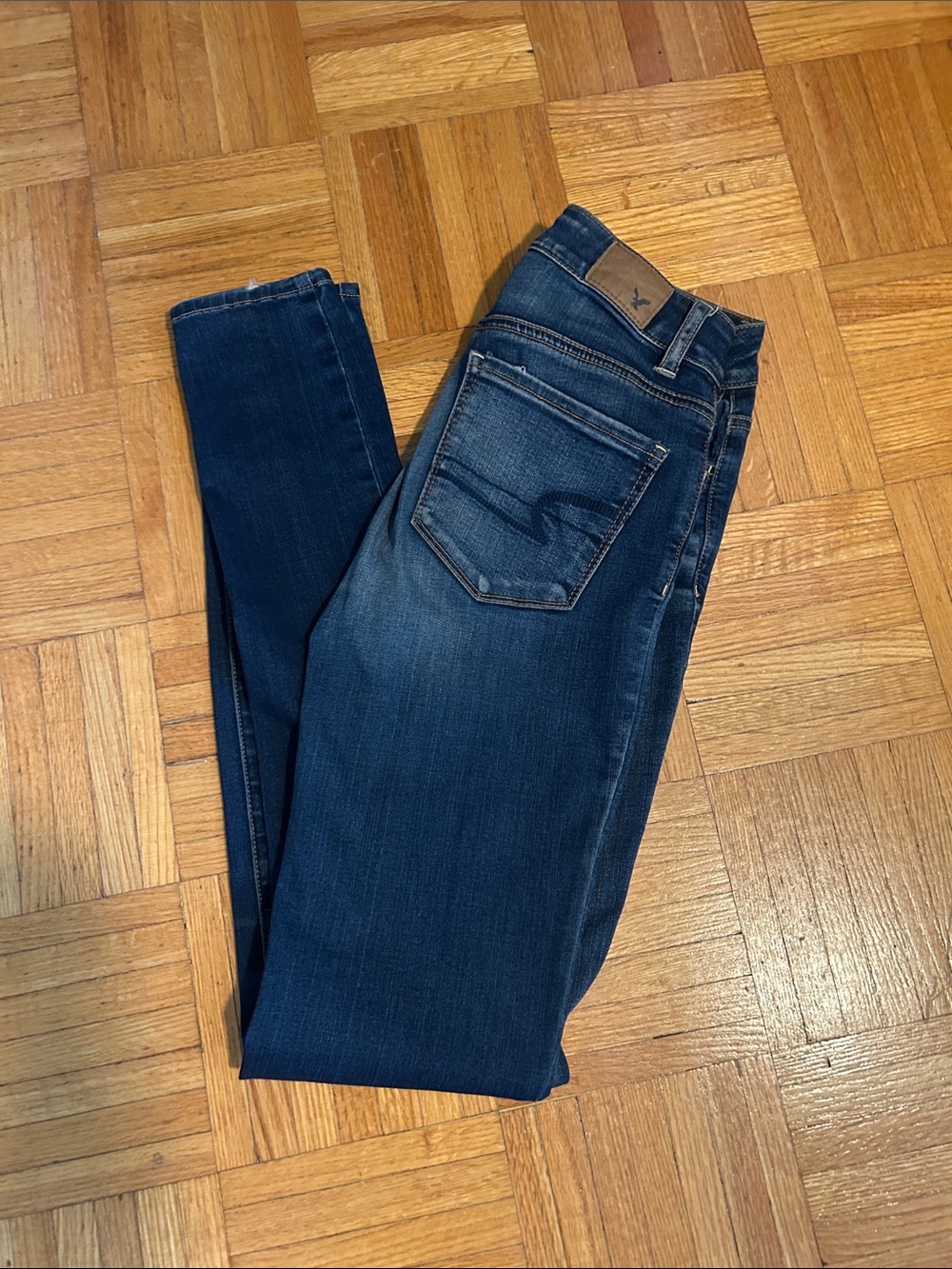 American Eagle Outfitters Dark Indigo Skinny Jeans